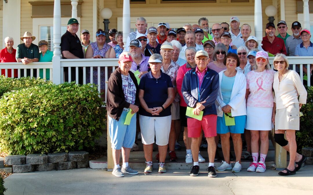 Group of golfers who golfed in the Moffitt charity event